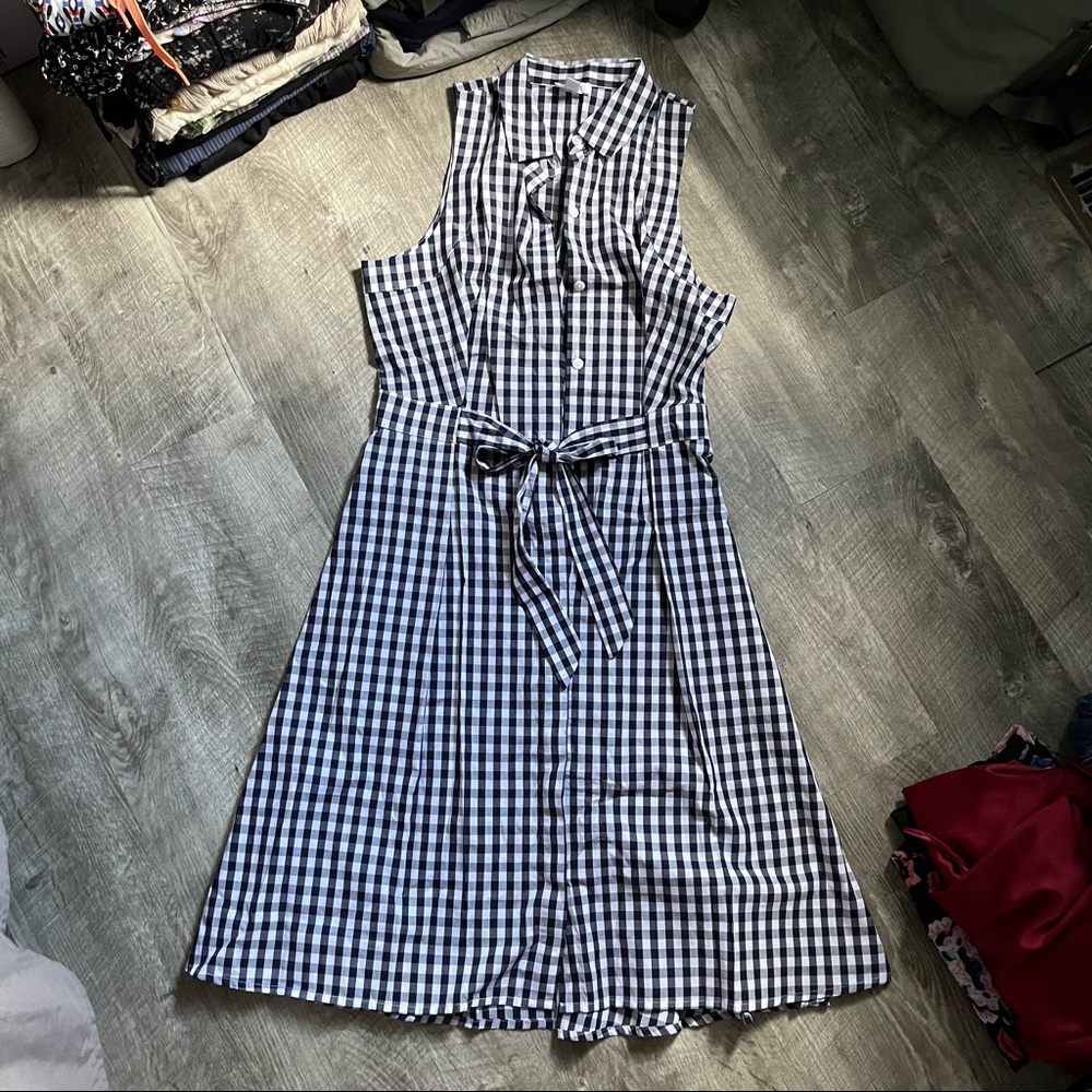 dress barn gingham dress